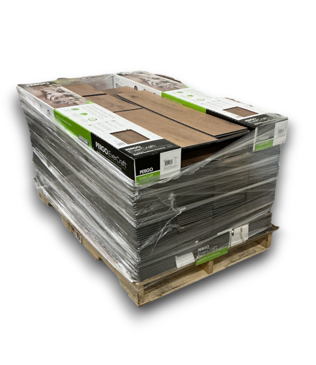 57829 540 Sq. Ft. Ridge Oak Hybrid Resilient Flooring
