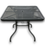 57838 Black Steel Square Patio Dining Table