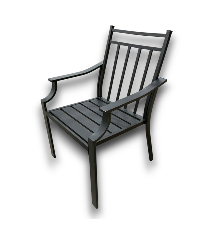 57842 Ashton 5-piece Black Patio Dining Set