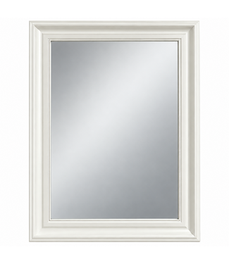 Bud's Warehouse 57830 Rectangle White Beveled Wall Mirror