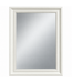 57830 Rectangle White Beveled Wall Mirror