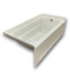 57871 60 X 32 Right Drain White Bathtub Rectangular