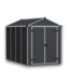 57870 Rubicon Gray Gable Roof Plastic Polycarbonate Storage Shed