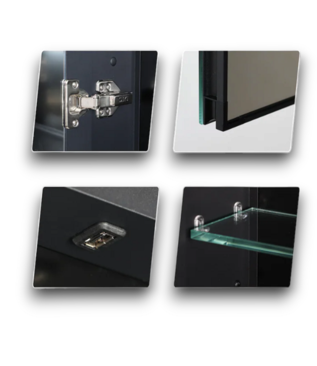 57867 30 X 26 Led 2 Door Medicine Cabinet