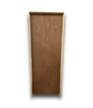 Bud's Warehouse 57864 30 X 80 Prehung Flush Hardwood Interior Door