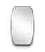 57861 21 X 36 Oval Silver Beveled Wall Mirror