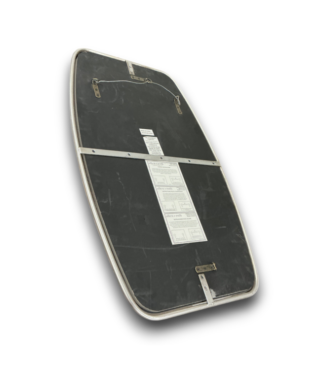 57861 21 X 36 Oval Silver Beveled Wall Mirror