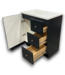 57860 Midnight Blue Single Sink With White Top