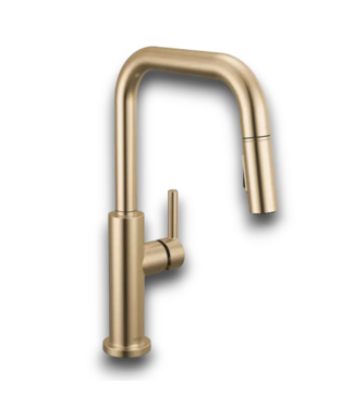 Bud's Warehouse 57874 Champagne Bronze Single Handle Pull-down Sprayer Faucet