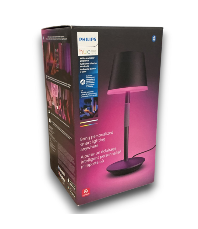 57875 White Led On/off Switch Table Lamp With Shade