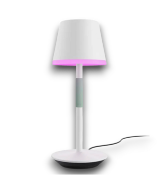 Bud's Warehouse 57875 White Led On/off Switch Table Lamp With Shade