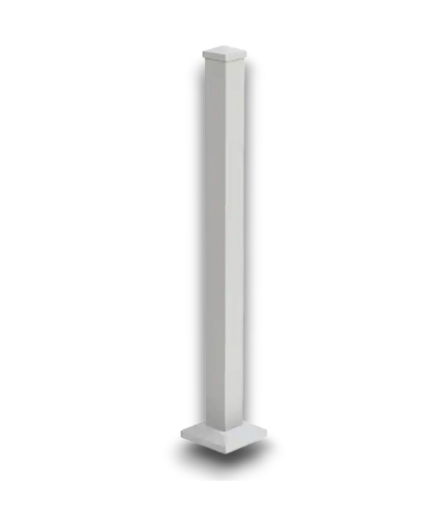 57878 White Aluminum Deck Post