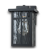 57880 2 Pack Matte Black Hardwired Outdoor Light