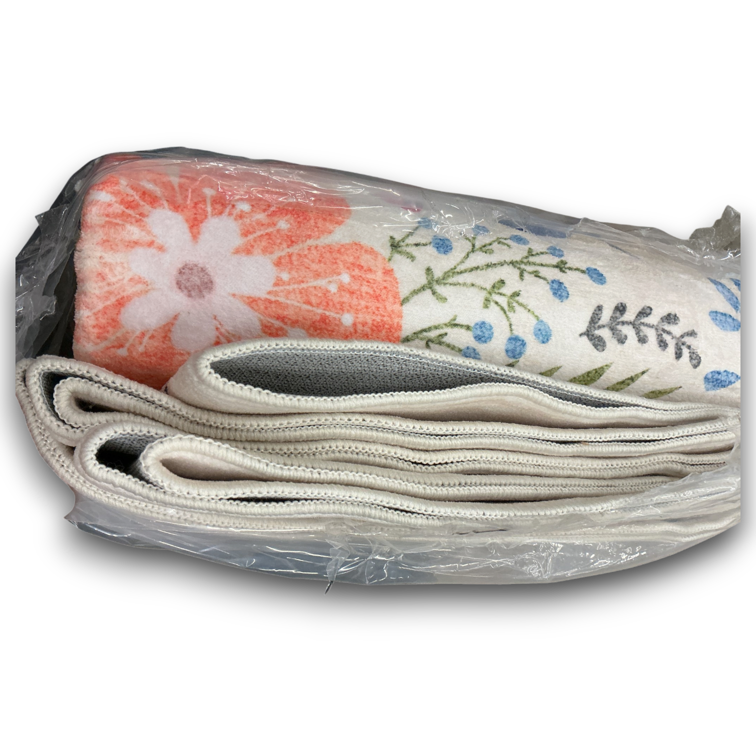 57881 8 X 10 Machine Washable Print Rug - Buds Warehouse
