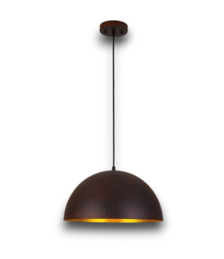 Bud's Warehouse 57884 Rust Copper Medium Metal Pendant Light