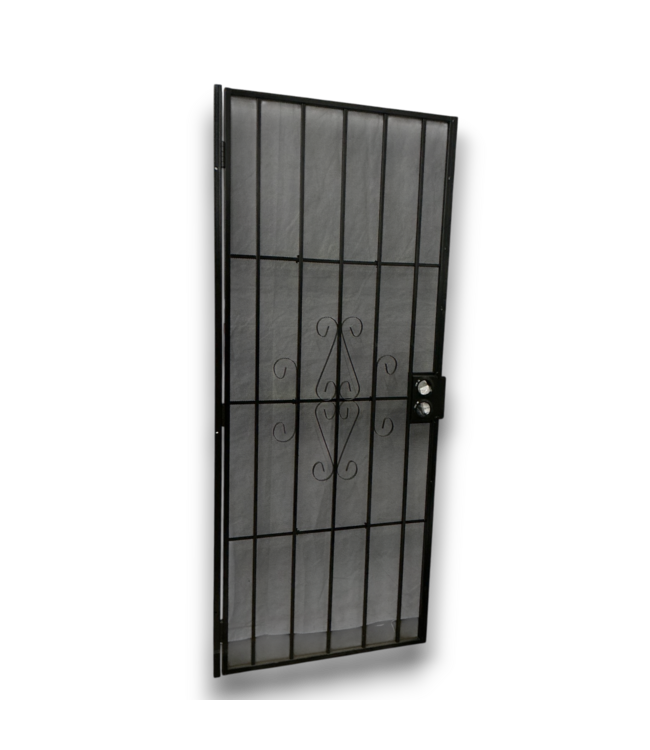 57886 32 X 81 Black Steel Security Door Slab