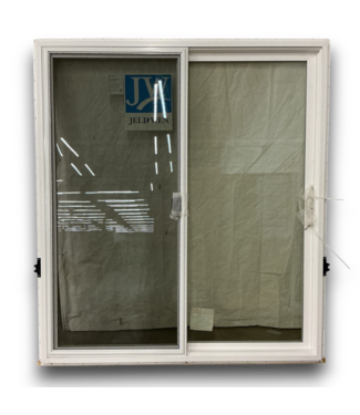 Bud's Warehouse 57887 71x80 White Vinyl Patio Door With Screen
