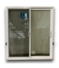 57887 71x80 White Vinyl Patio Door With Screen