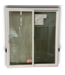 57887 71x80 White Vinyl Patio Door With Screen