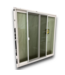 57888 72 X 76 White Vinyl Obscure Glass Patio Door
