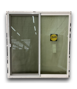 Bud's Warehouse 57888 72 X 76 White Vinyl Obscure Glass Patio Door