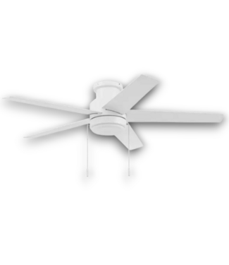 Bud's Warehouse 57893 52'' Fairbanks White Ceiling Fan With Light