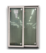 57904 71 X 96 Aluminum 2 Tone Patio Door