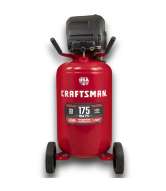 Bud's Warehouse 57908 33-gallon Portable Electric Air Compressor 175-psi