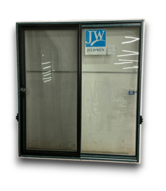 Bud's Warehouse 57912 72 X 80 2 -tone Patio Sliding Door With Screen