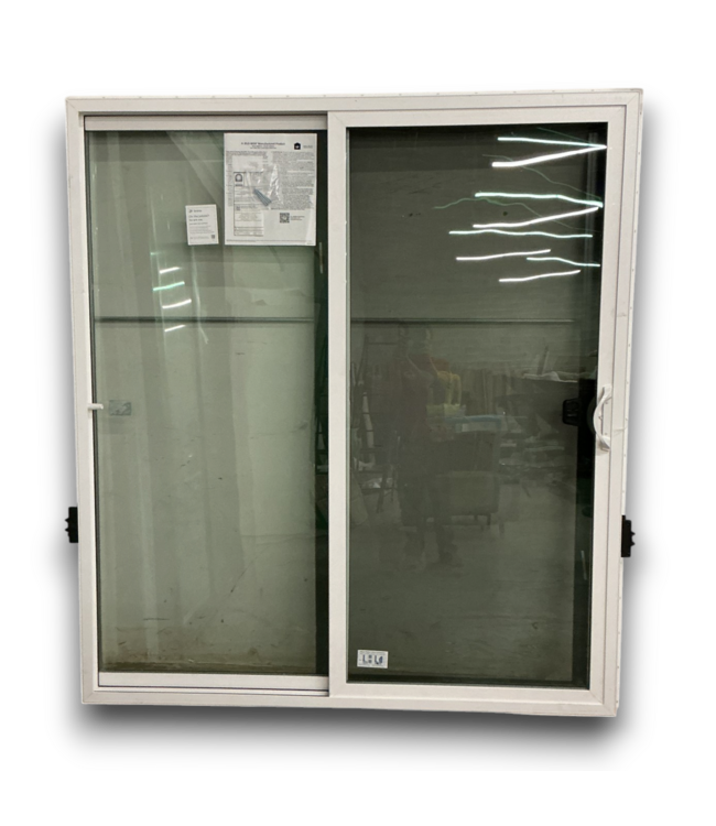 57912 72 X 80 2 -tone Patio Sliding Door With Screen