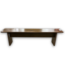 57914 Brown Wood Dining Bench