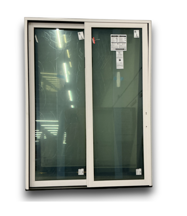 57915 72 X 96 2 Tone Aluminum Patio Sliding Door