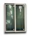 57915 72 X 96 2 Tone Aluminum Patio Sliding Door