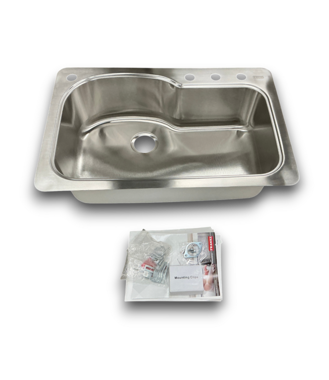 57925 Kinetic Drop-in Or Undermount Stainless Steel Kitchen Sink