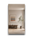 57926 Rectangle Silver Polished Frameless Wall Mirror