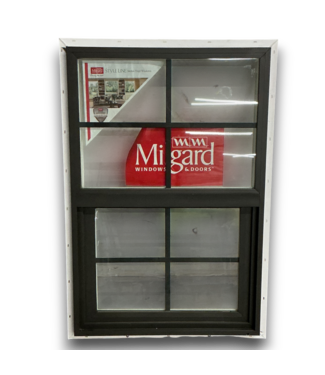 Bud's Warehouse 57927 23.5 X 35.5 2-tone Single Hung Window With Grid