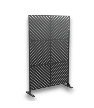 Bud's Warehouse 57930 Privacy Screen Galvanized Steel Outdoor For Garden And Patio