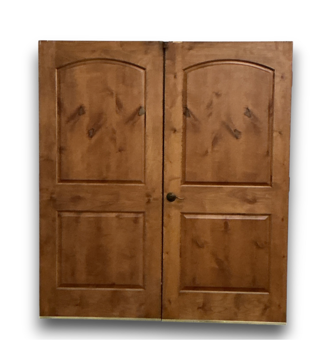 57931 72 X 80 Solid Exterior Double Doors 2 Panel Each
