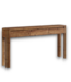 57940 Rustic Brown Solid Wood Console Table Entryway Table