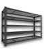 57946 5-tier Adjustable Heavy Duty Metal Shevling Unit
