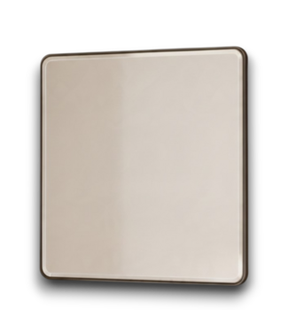 Bud's Warehouse 57947 Black Metal Frame Wall-mount Mirror