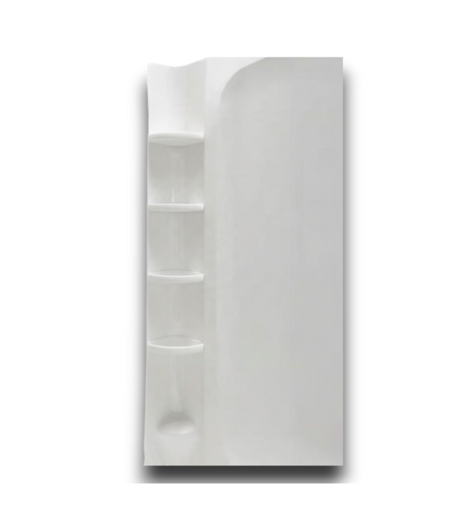 57948 Store+ White 3 Piece Direct To Stud Alcove Shower Panel Kit