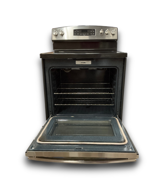 57952 Glass Top 5 Elements Stainless Freestanding Electric Range