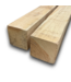 57953 Western Red Cedar Flat Top Post And Rail Wood 2 Pack