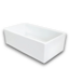 57956 Undermount Fireclay Single Bowl Kitchen Sink