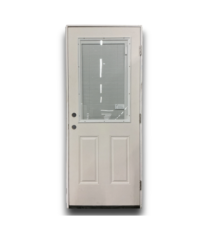 57959 Smooth Star Fiberglass Left Hand Prehung Exterior Door