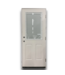 57959 Smooth Star Fiberglass Left Hand Prehung Exterior Door