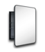 57963 Black Framed Rectangle Mirror Soft Close Medicine Cabinet