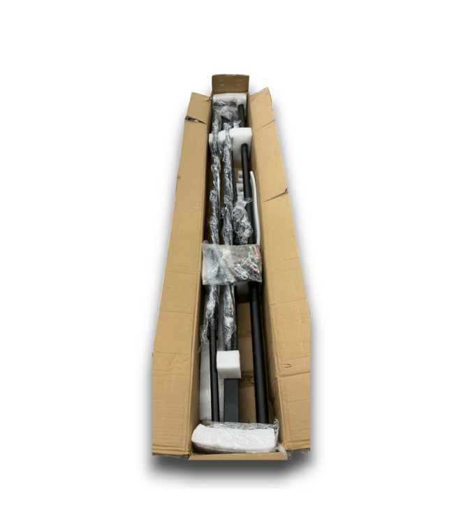 57970 Black Finished Wrought Iron Indoor Handrail