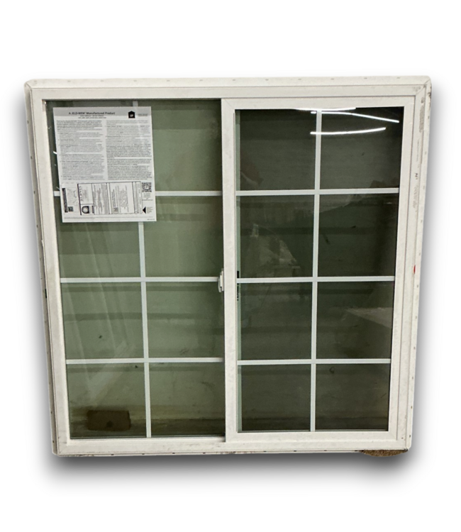 57971 White Vinyl Horizontal Sliding Window